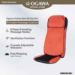 [Apply Code: 5EP60] OGAWA Mobile Seat XE Duo Pro Portable Massage Cushion (Cherry Red)*